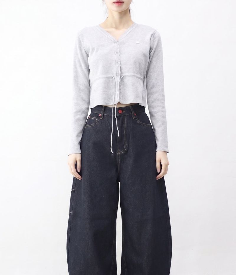 Perrin Strap V-neck Cardigan