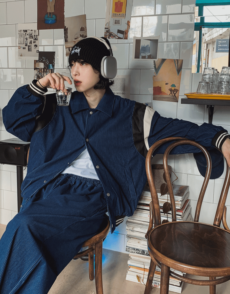 2PLAN（ツープラン）の「リブドスタジアムジャケット (2 color)（Jackets/Outerwear）」