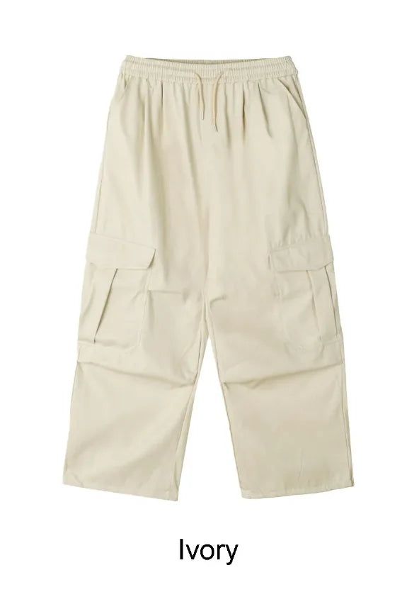Eppen pintuck wide cargo pants