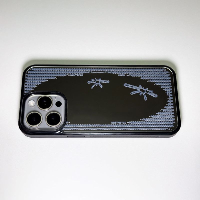 NTA Bound Life_ASCII CORE_002 Bumper Mirror Phone Case