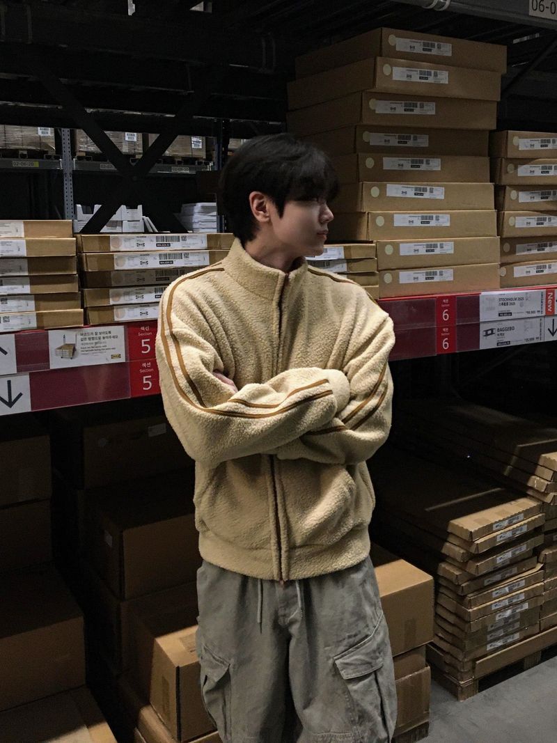 Sherpa Track Fleece Zip-Up