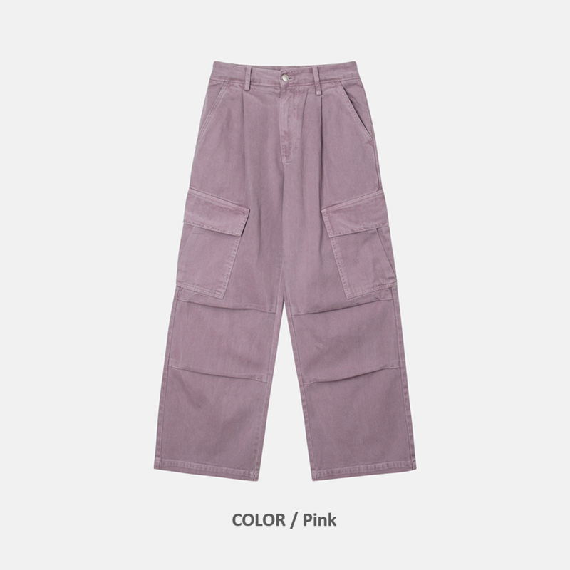 Face Pintuck Call Cargo Pants (4color)