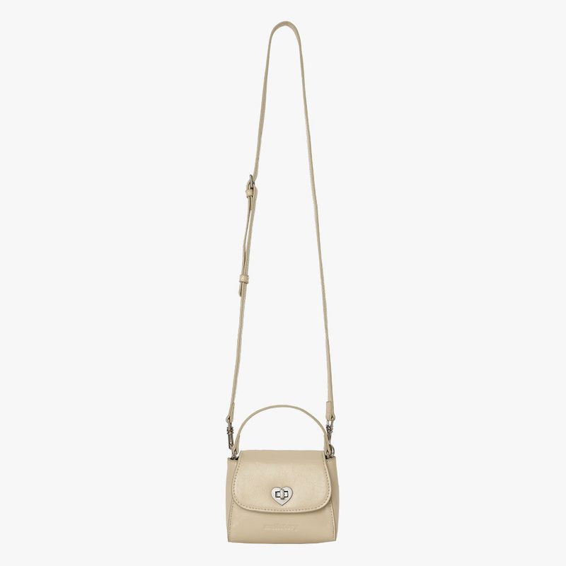 HEART LOCK MINI BAG (BUTTER)