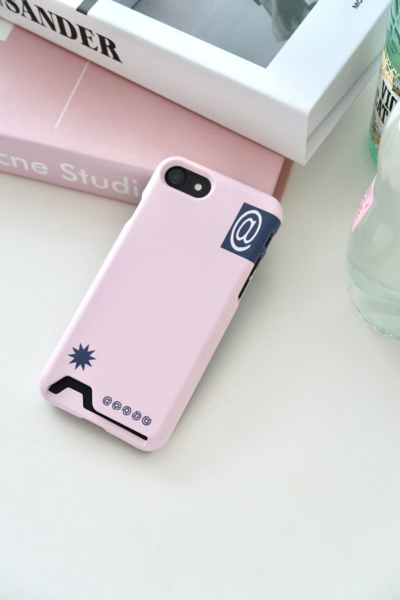 [MADE] at sign card case (pink)