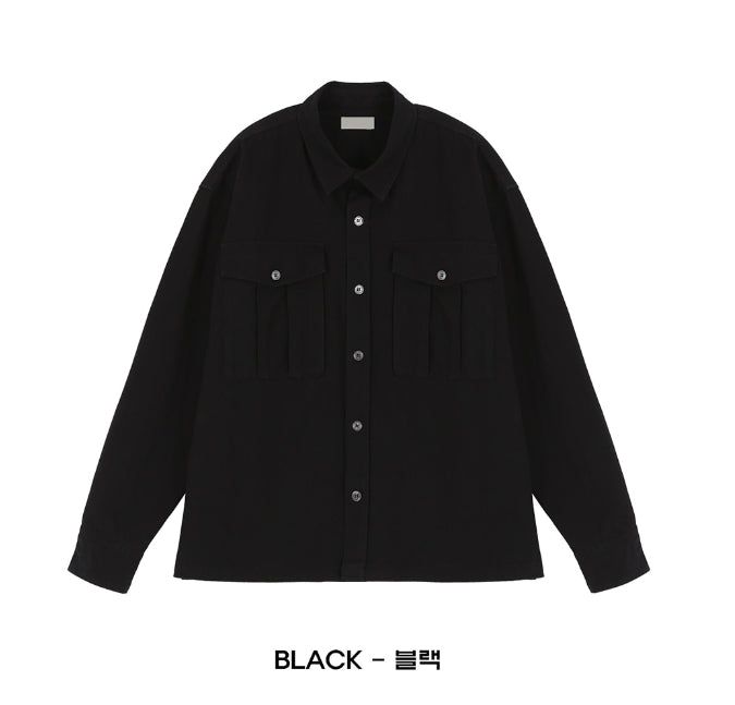 Berry Pocket Shirt Jacket
