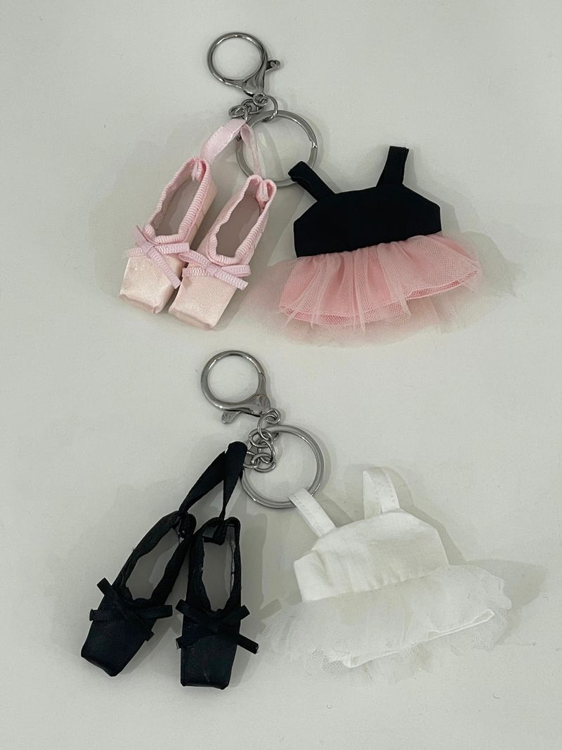 Ballet Tutu&Shoes Keyring