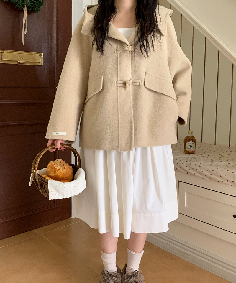Duffle Half-Length Handmade Coat Jacket