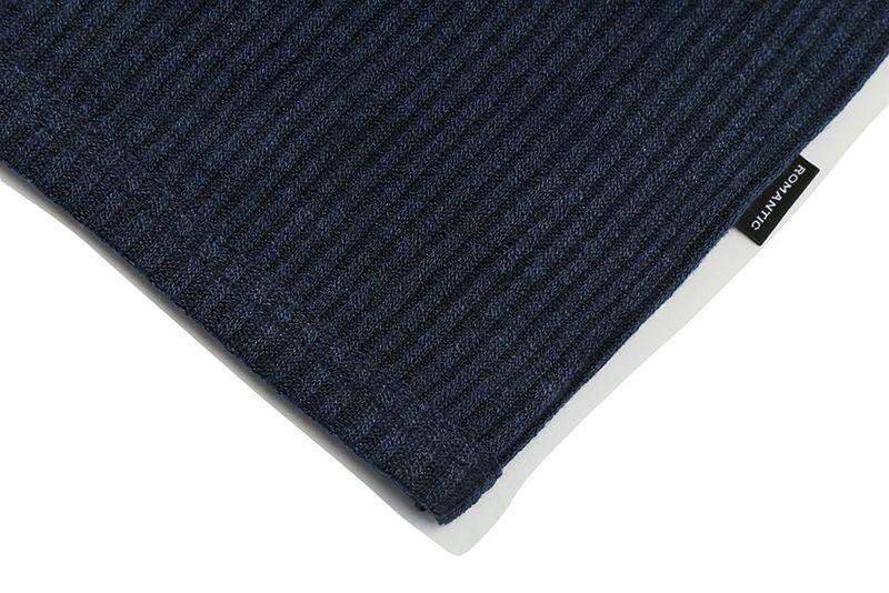 MINIMAL LOGO KNIT POLO_NAVY