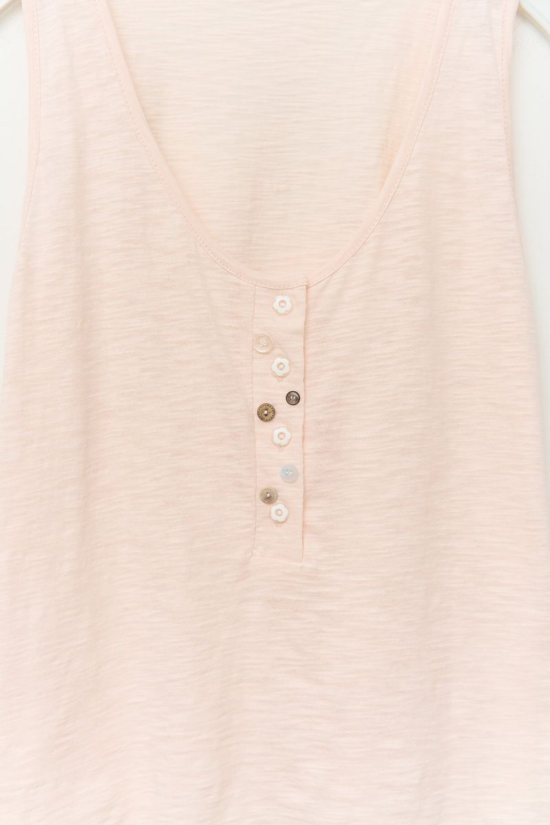 (W) Lodge Button Sleevless