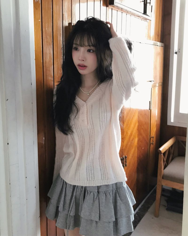 cloudemotion(クラウドエモーション)の「sweep pink powder mute NT(Tops)」