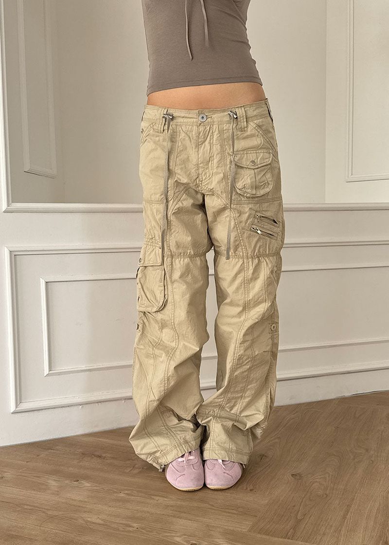 CRISPY CARGO PANTS (3color)