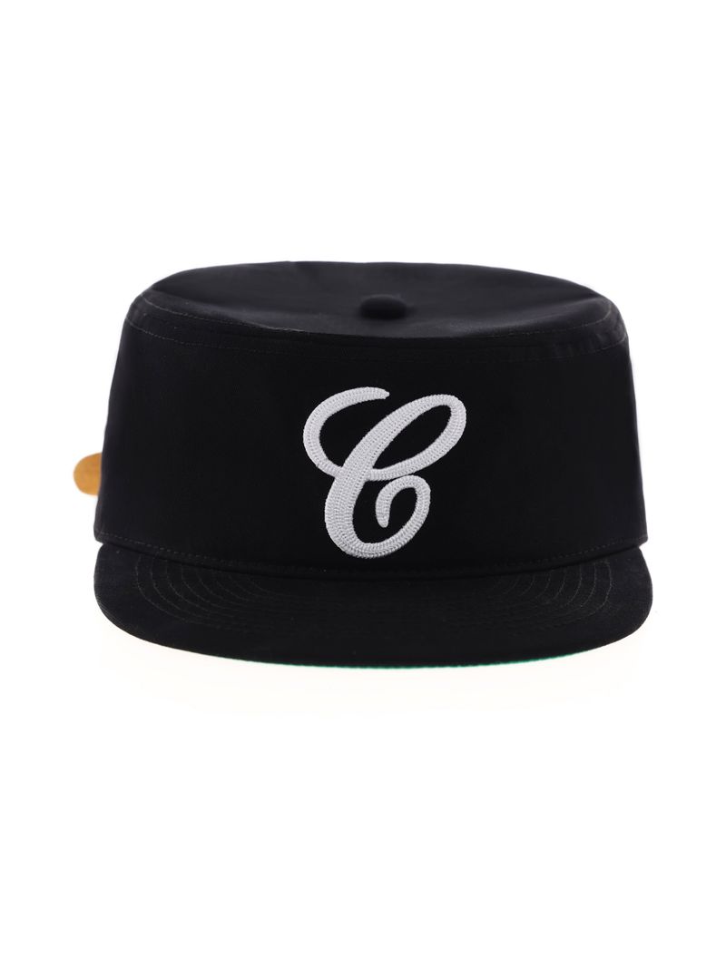 6CRAYON Vintage Flat Top Casual Baseball Cap - Black
