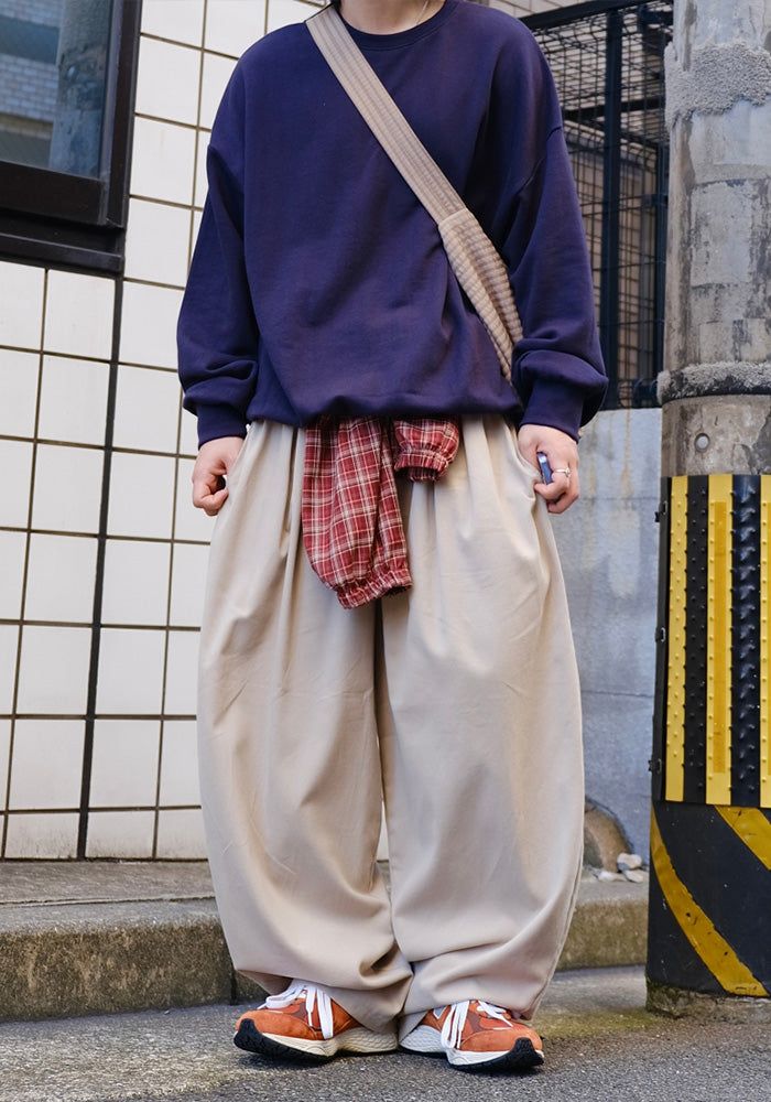 SEMIKAJI（セミカジ）の「[SEMADE] ピーチバルーンバンディングパンツ（パンツ）」
