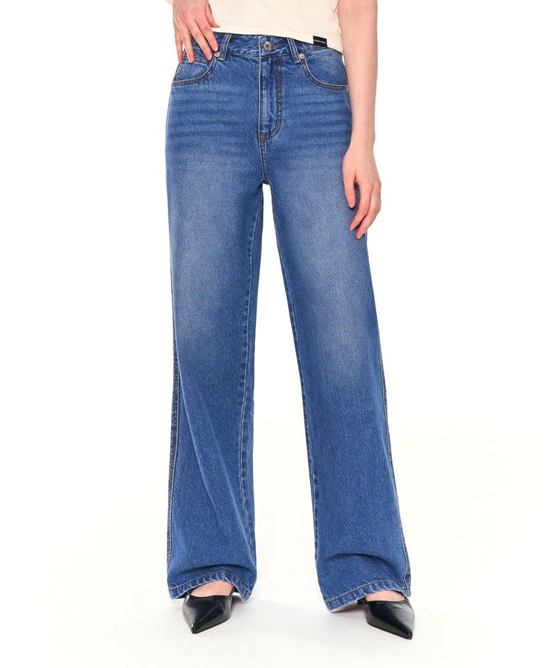ZIZEMUSEUM（ジゼミュージアム）の「BASIC WIDE DENIM PANTS (BLUE)（Pants）」