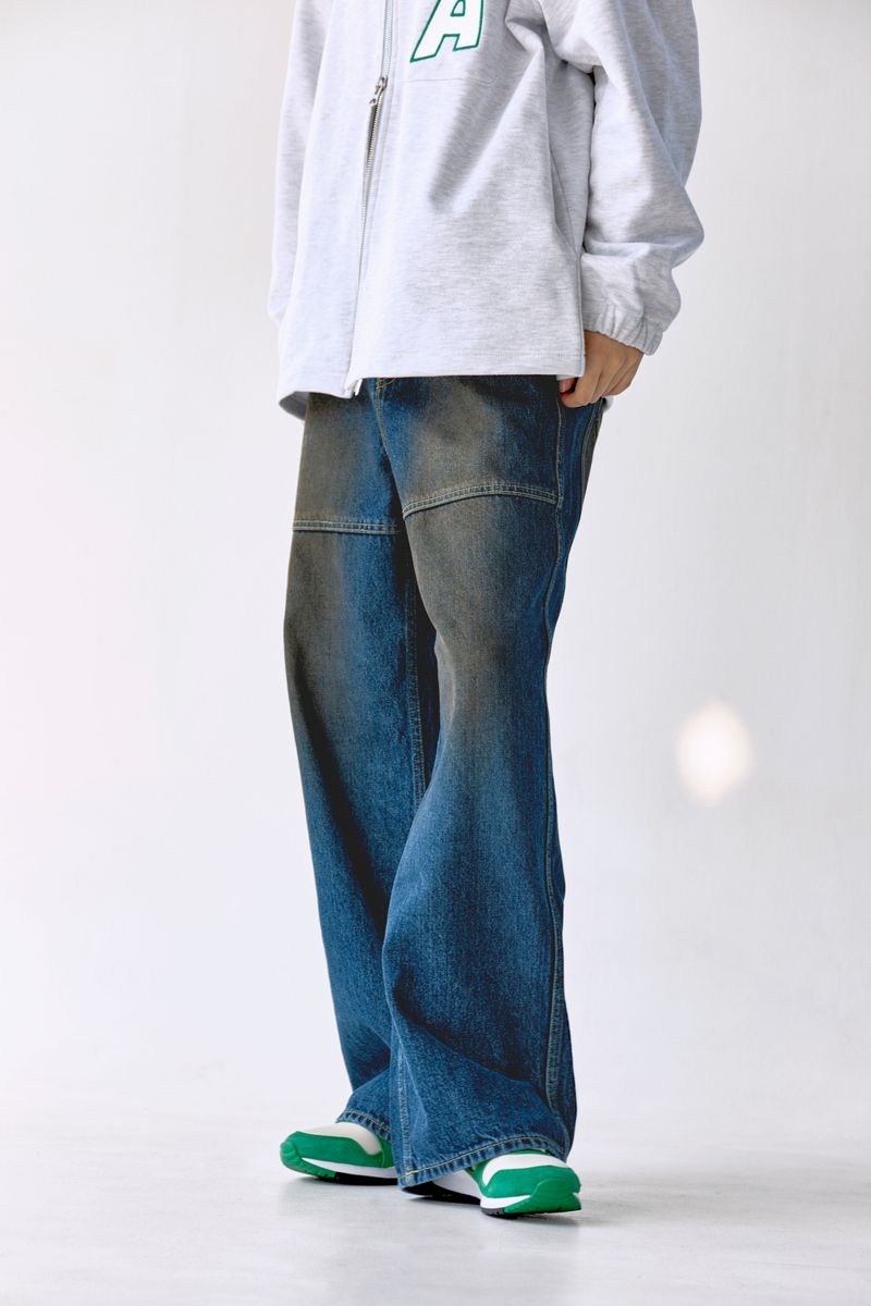 ALARM LINE DENIM PANTS_WOMAN