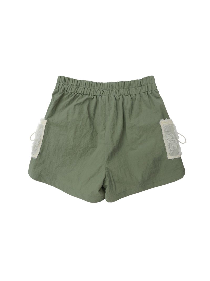Lace Cargo Pants (Khaki)