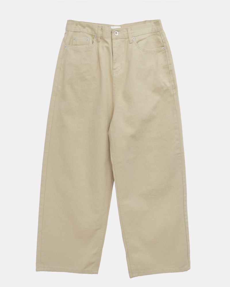 Hashu Natural Cotton Wide Pants