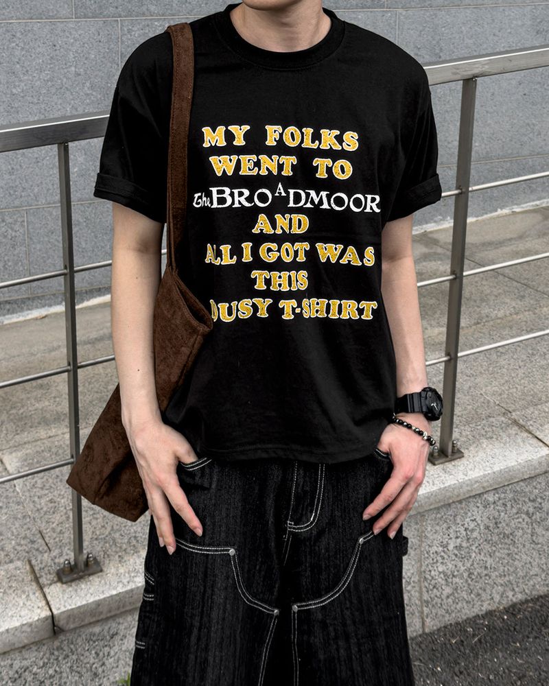 Broden Lettering Printed Short Sleeve