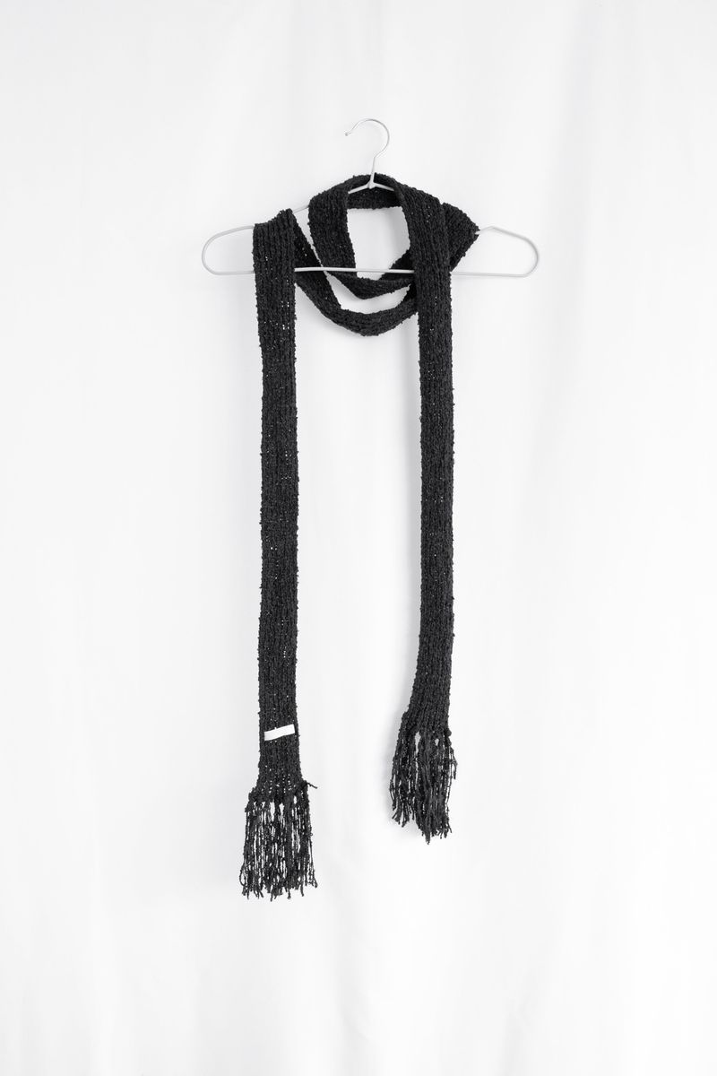 fringe knitting long muffler(5colors)