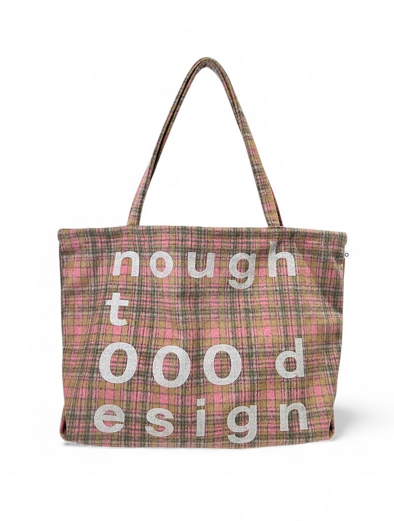 nought（ノウト）の「000design Check Shopper Bag / Pink（Bags）」