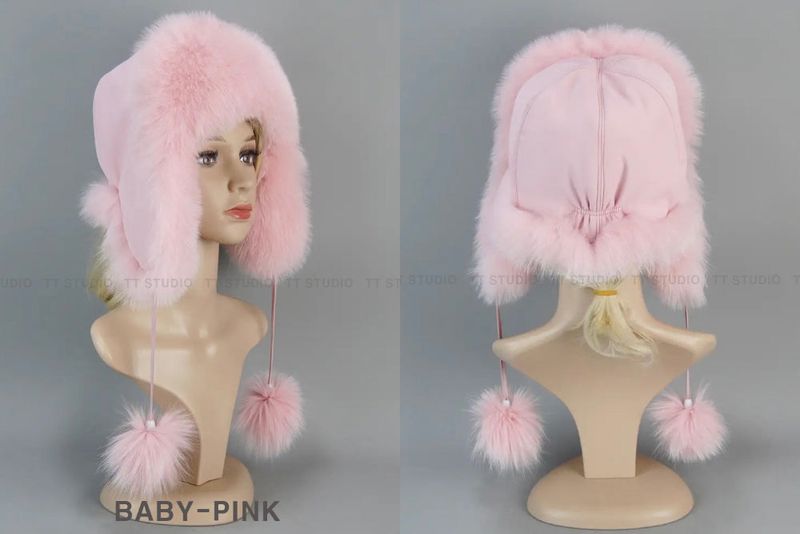 Fox fur hat