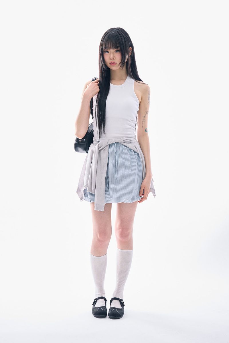 Rimma ribbed sleeveless top