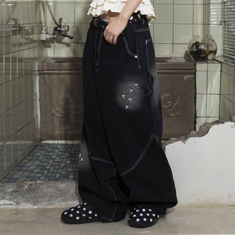 XTONZ（エクストンズ）の「WXP035 Dandelion Washing Denim Pants (BLACK)（Pants）」