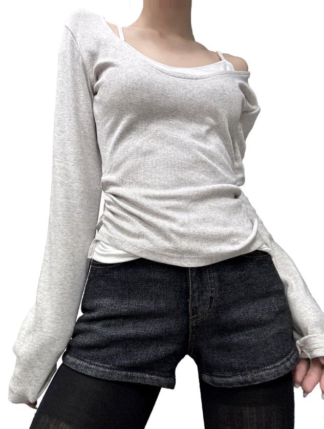 EEUN（イウン）の「Anya Layered Long Sleeve（Tops）」