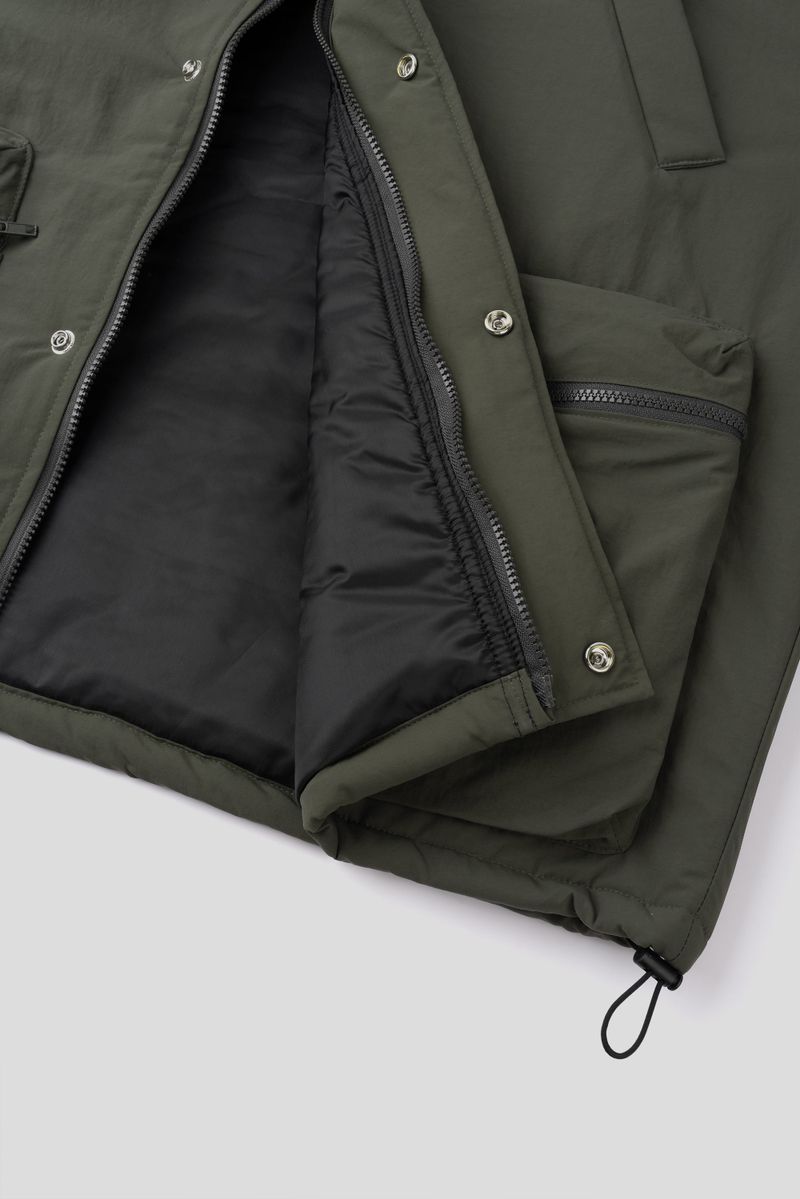 Michigan Patch Two-Way Hooded Padding Jacket (3 Colors)