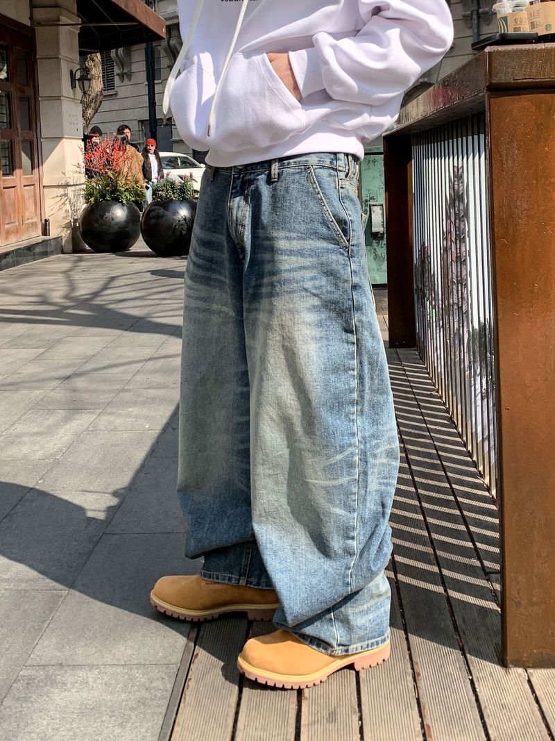 Look Chief Tiger Balloon Denim Pants