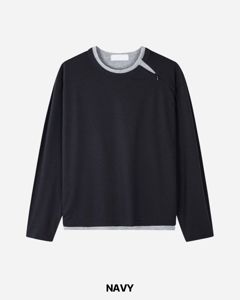 Glim Layered Crop Long Sleeve T