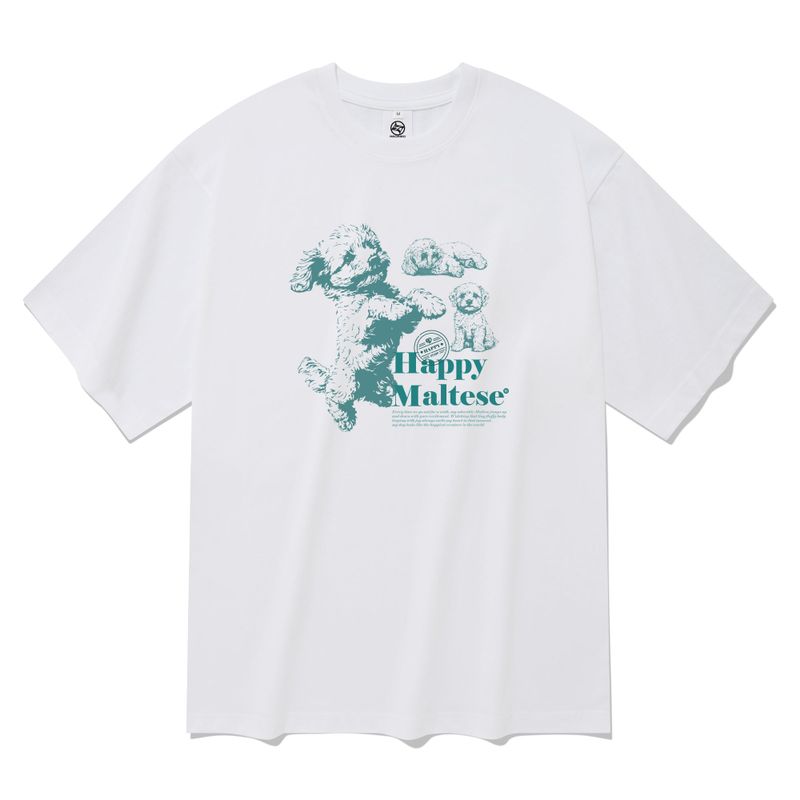 HAPPY MALTESE T-SHIRTS