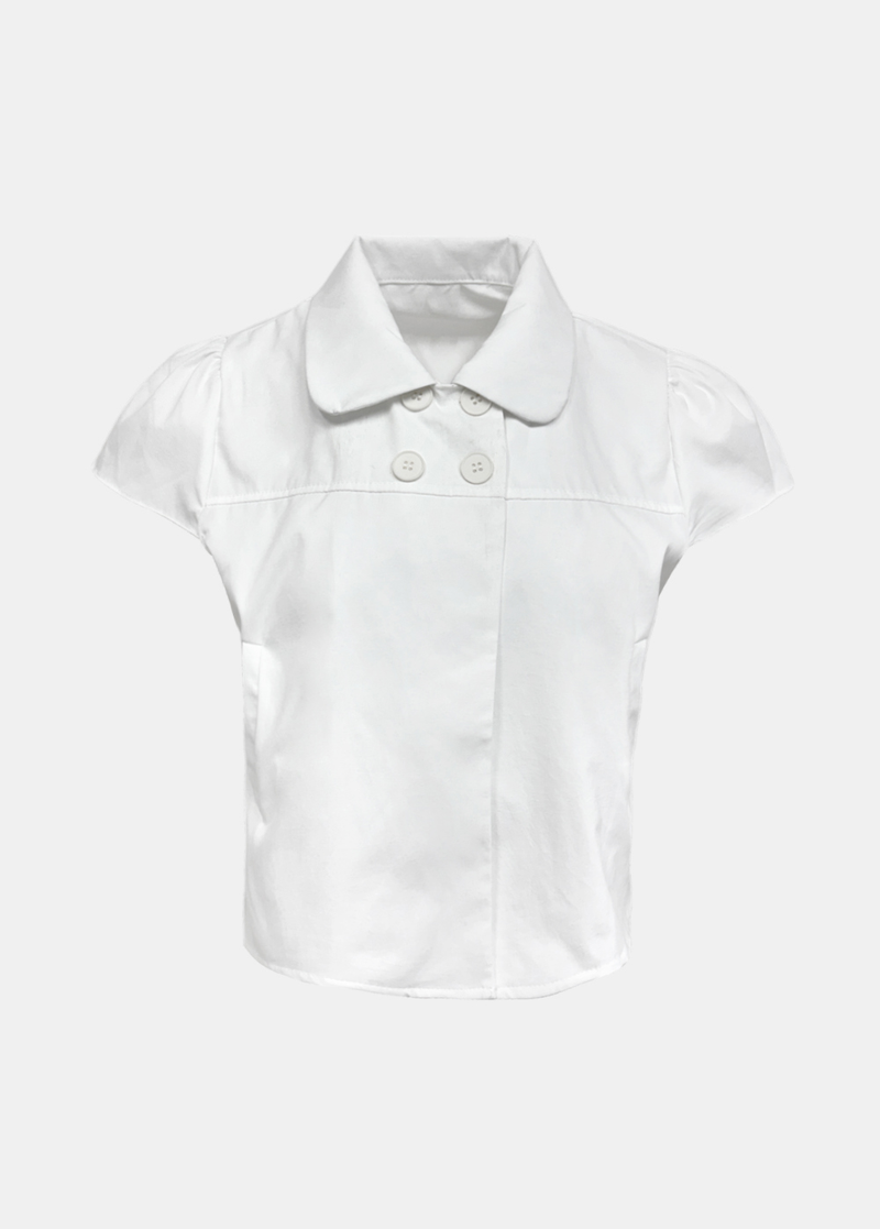 Vivian Button Puff Blouse