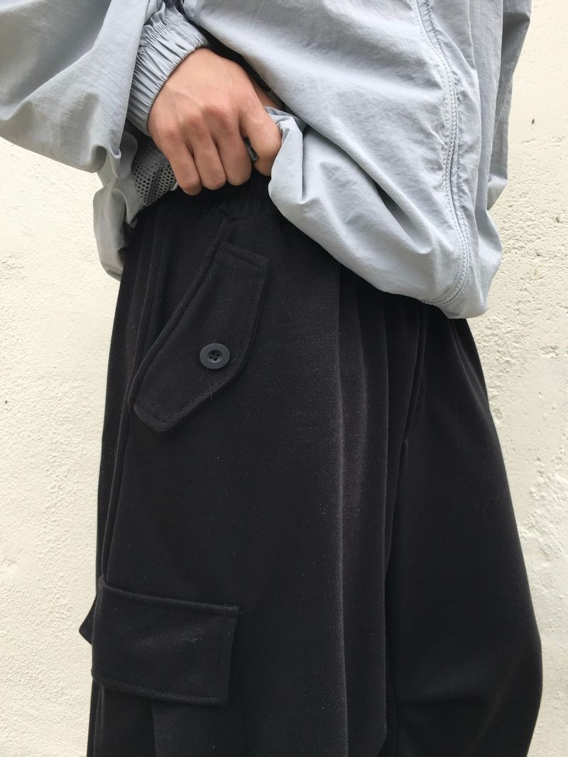 [Sweat.ver] Amekaji loose cargo sweatpants 4C