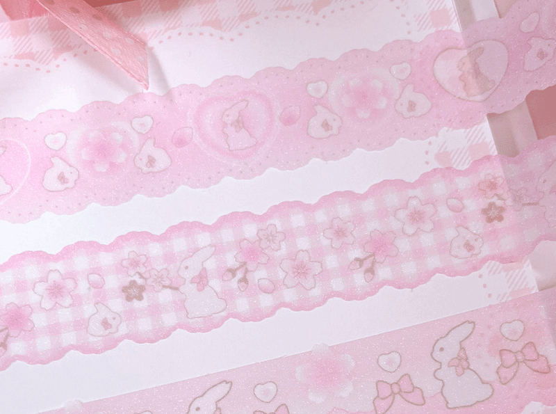 cherry blossom rabbit ♡ masking tape