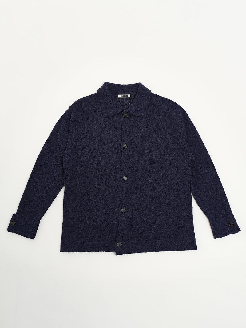 COLLAR CARDIGAN NAVY