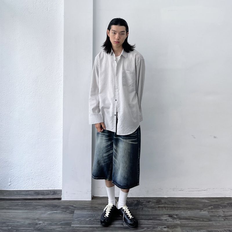 Grey Mist Stripe Shirt