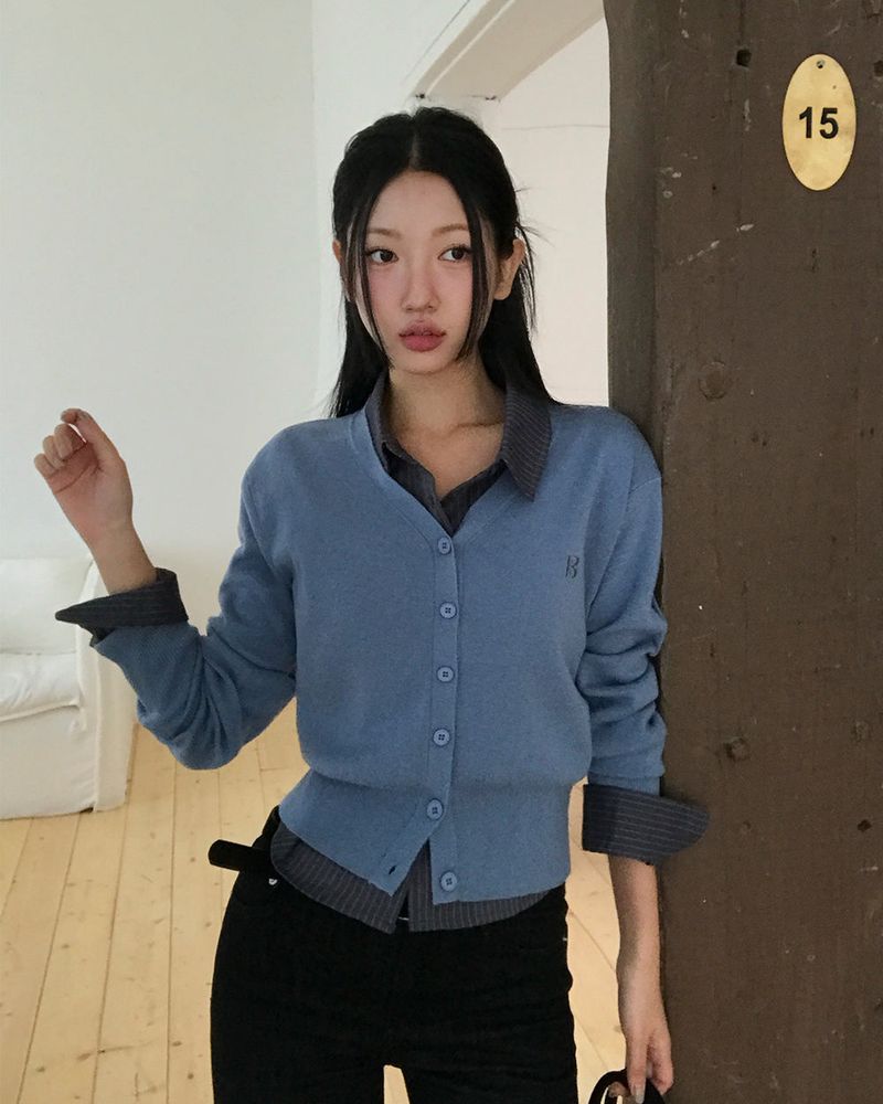 [ORIGINAL] Vale V-Neck Knit Cardigan