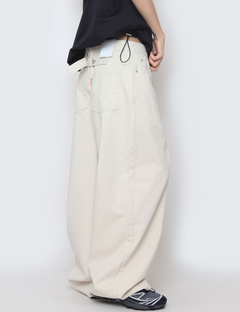 nutellike(ヌテールライク)の「Bizo Snap Wide Pants(Pants)」