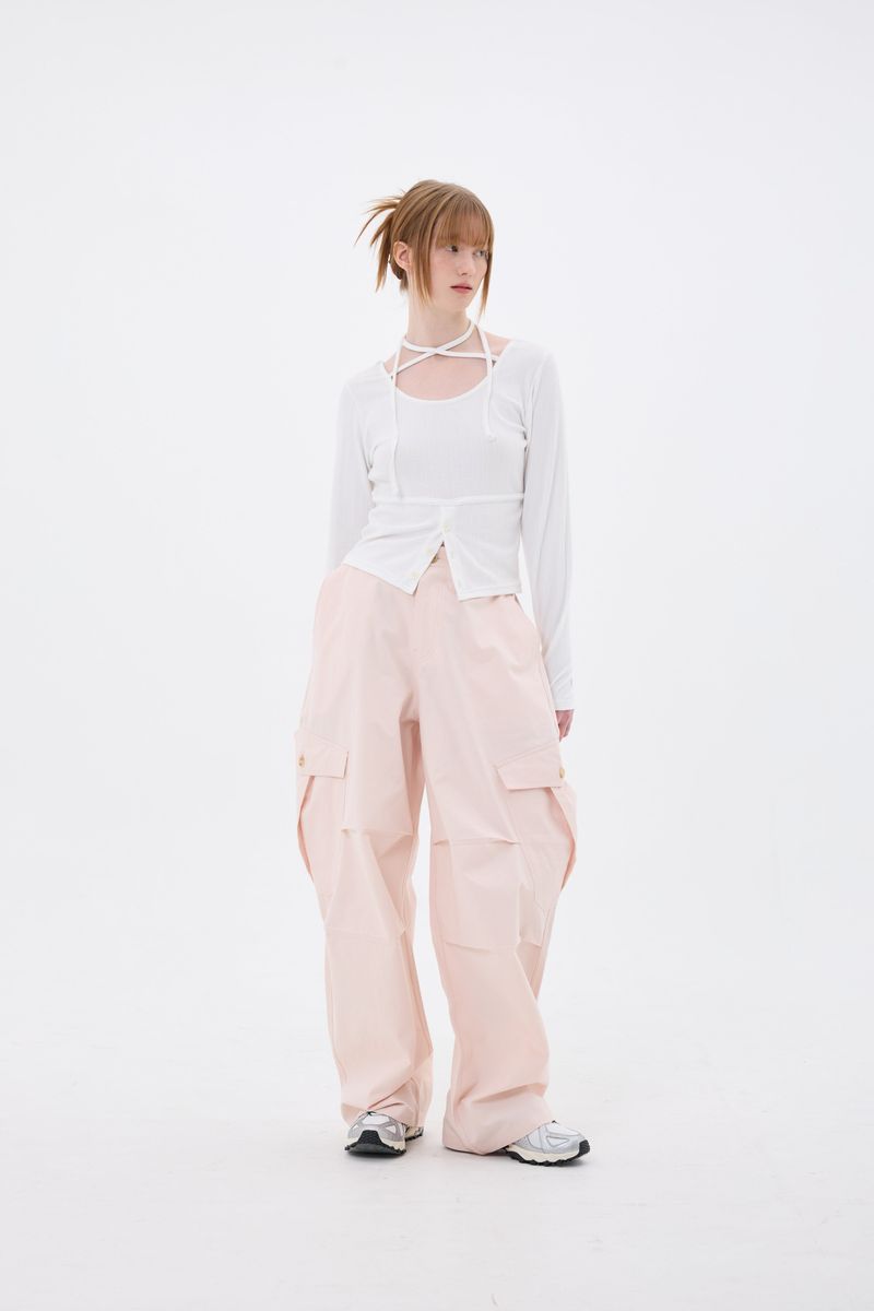 LUNA WIDE PANTS / PINK