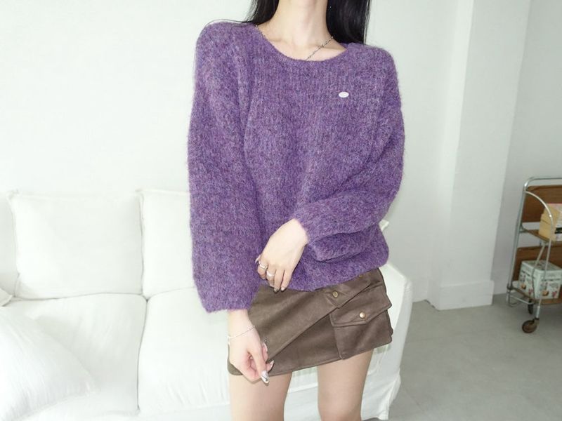 Angora Knit Sweater