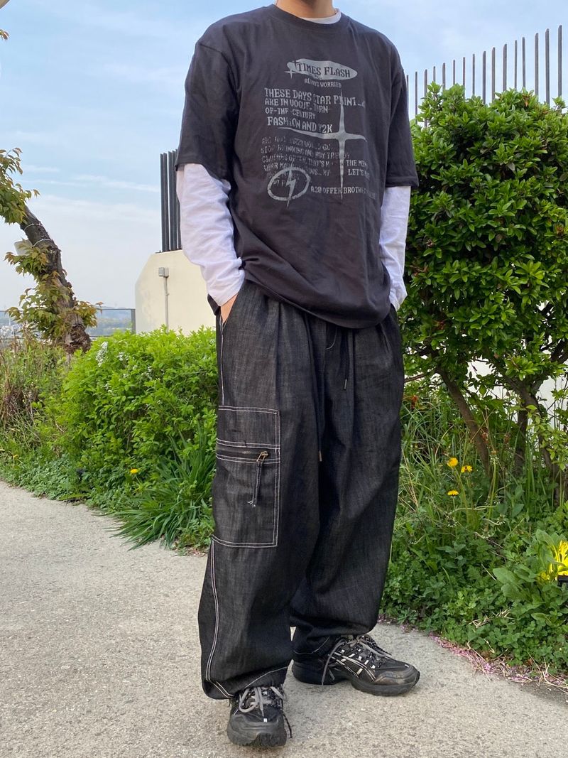Stitch One Cargo Balloon Pants 1C