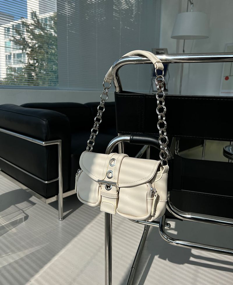 Shoulder Refine Chain Bag (2 color)