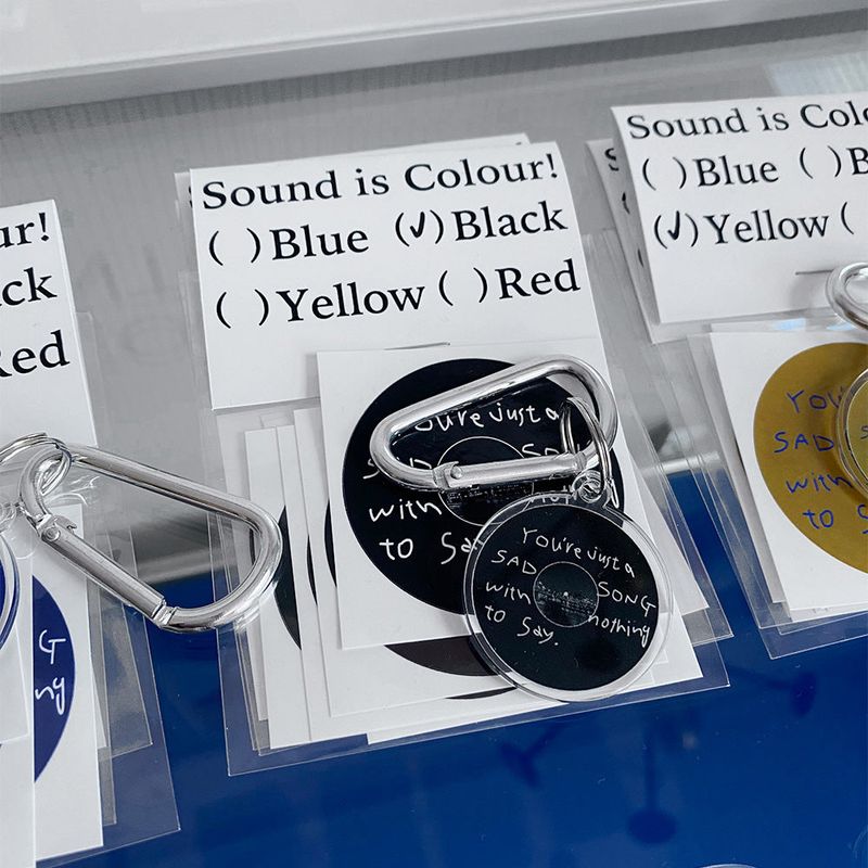 Sound is Colour! Keyring (Red)