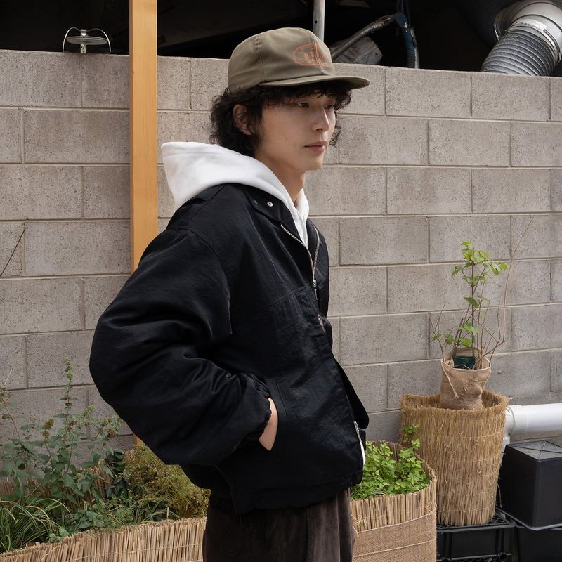 Harrington blouson jacket / Black