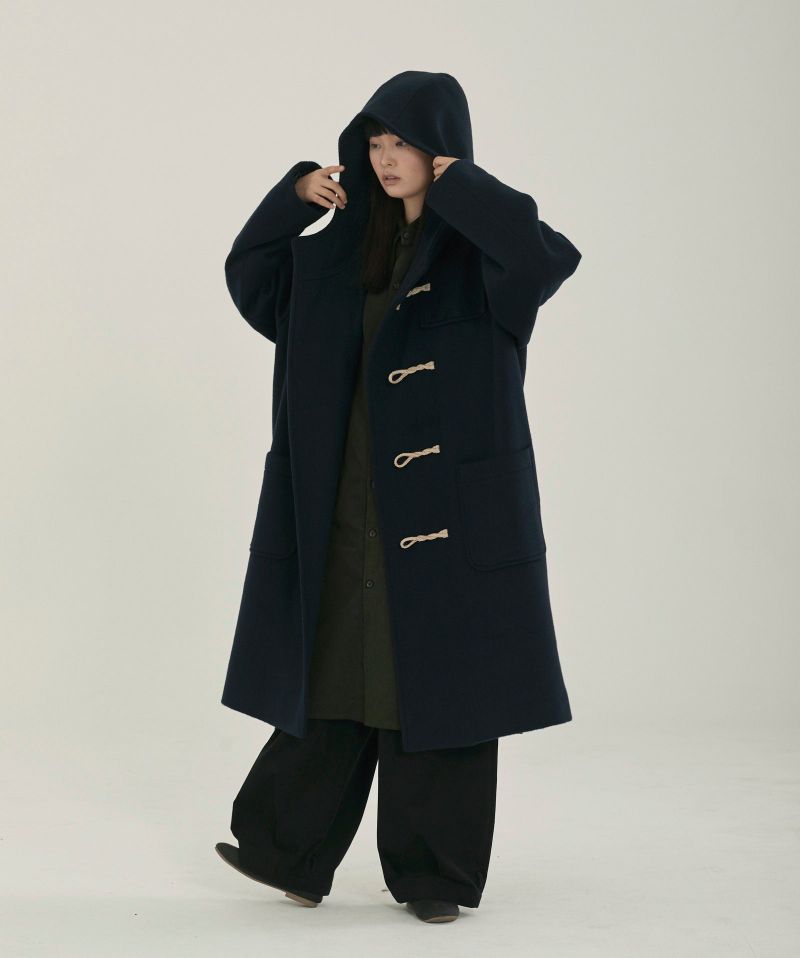 unisex duffle coat navy