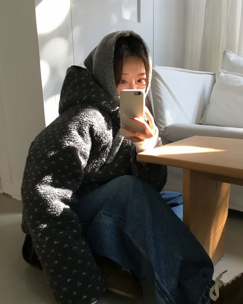 [ORIGINAL] Heart Dot Wool Jumper