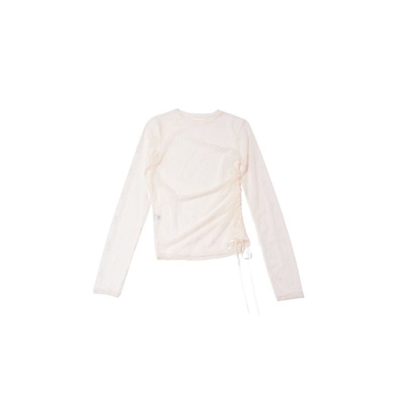 sheer ribbon tops