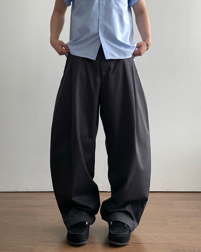 Seville Curved Cotton Pants