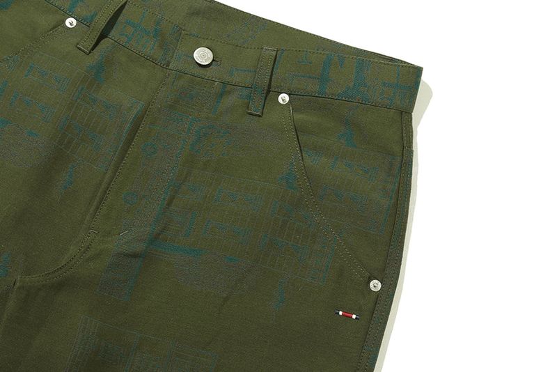 ROMANTIC STREET JACQUARD PANTS_KHAKI